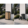 ZABUDOWA ŚMIETNIKOWA 1x120L kolor DREWNO